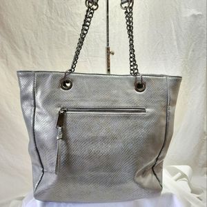 MAX STUDIO Faux Snake print Tote